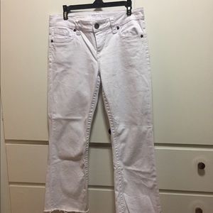 Kut from the Kloth white high rise jeans, size 8